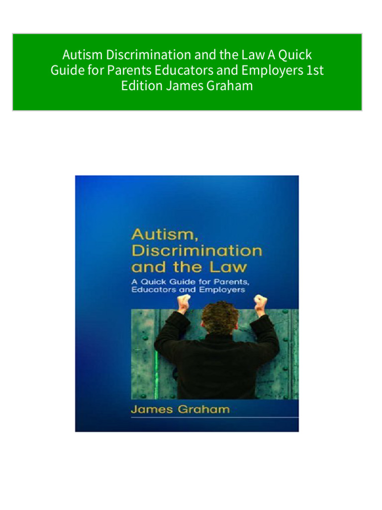 (FREE PDF Sample) Autism Discrimination and The Law A Quick Guide For ...