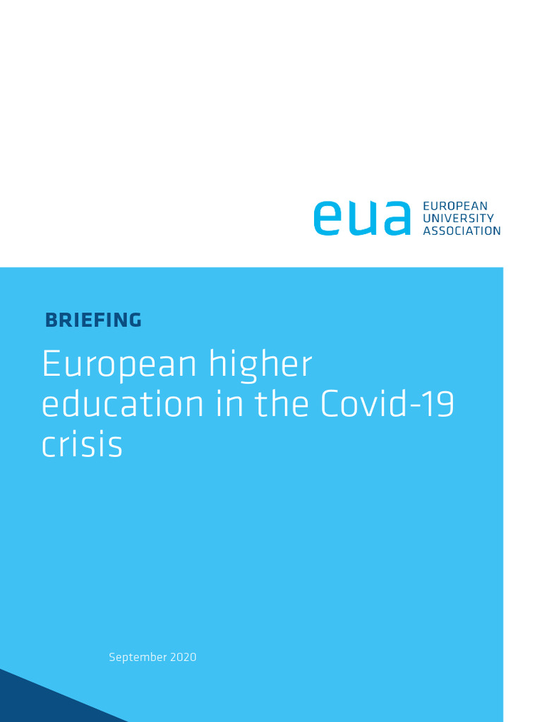 Impact of Covid-19 on European Higher Education | PDF | European Union ...