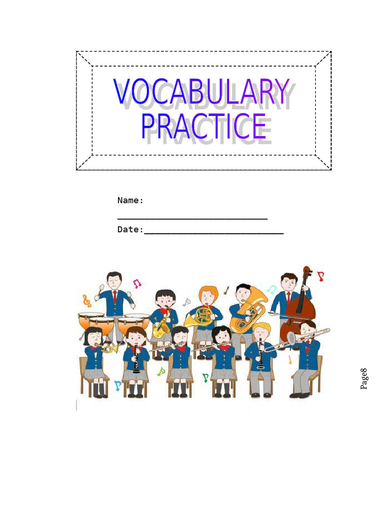 Vocabulary Practice Pdf
