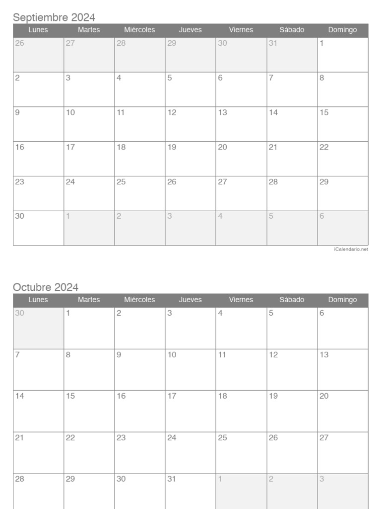 Calendario Septiembre 2025 Argentina | PDF | Fiestas cristianas y días ...