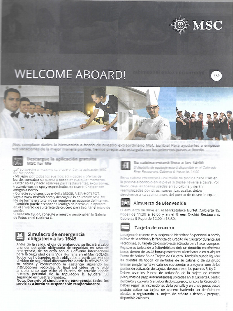 BIENVENIDO A BORDO visual data 8