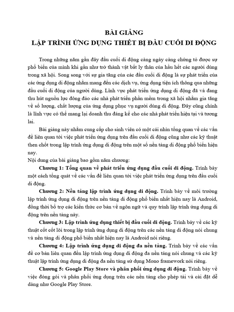 Bai giang lap trinh ung dung thiet bi di dong pdf