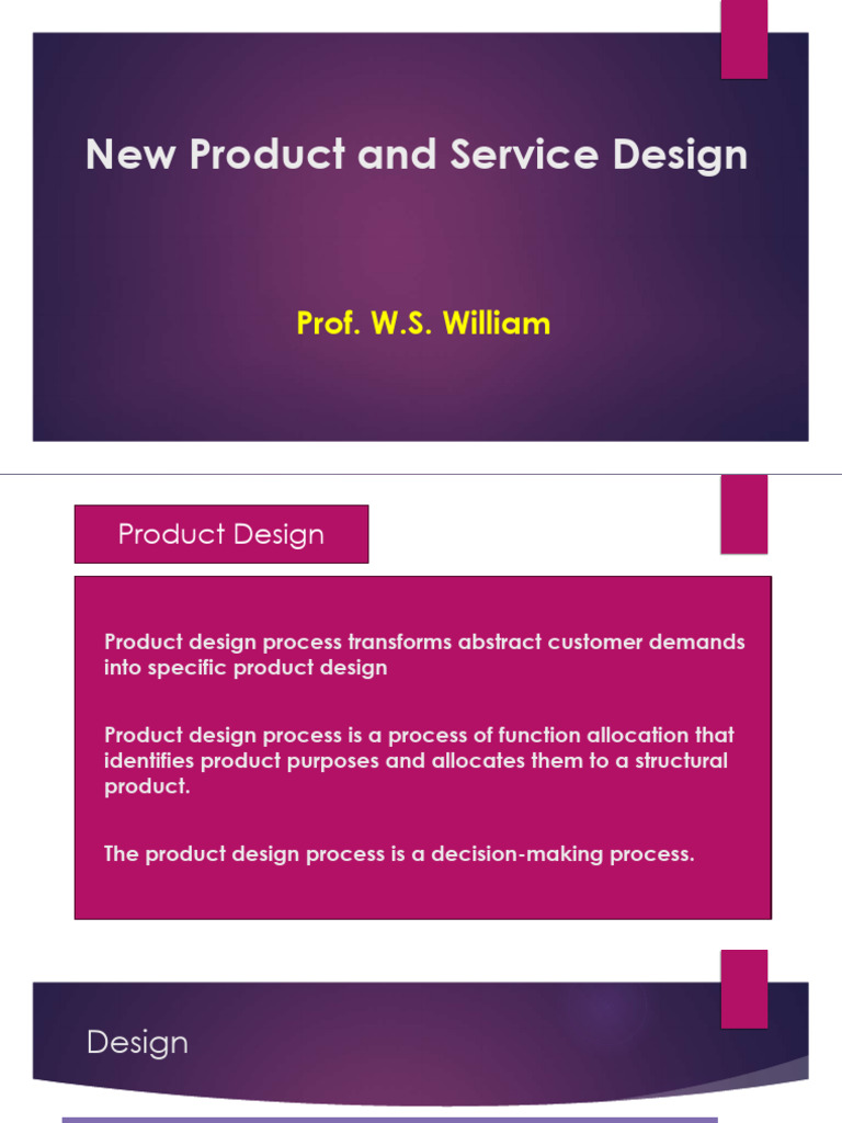 3 - New Product and Service Design | PDF | Marketing | Prototype