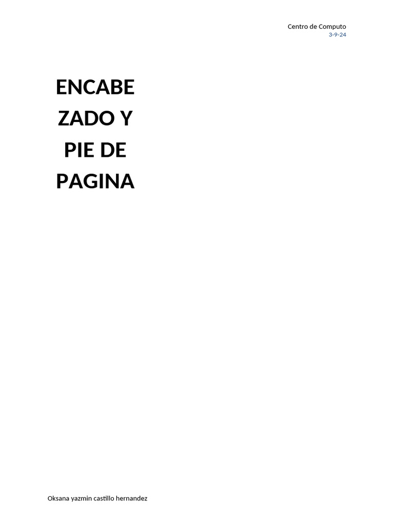 ENCABEZADO | PDF