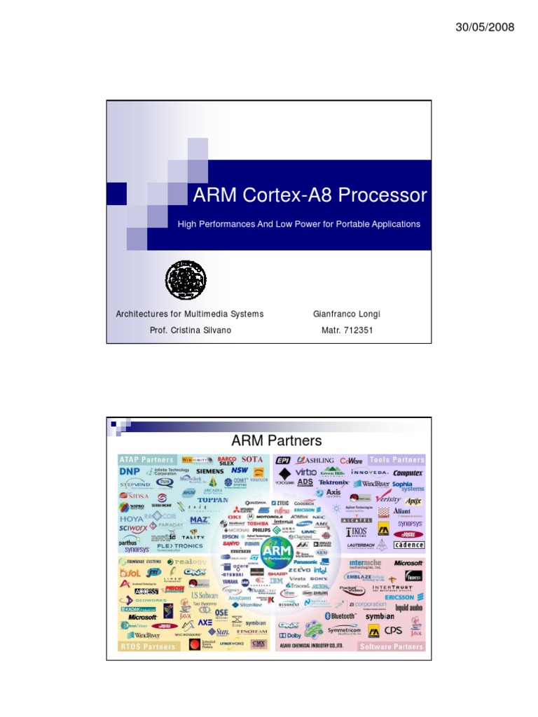 ARM Cortexa8 Longi PDF Arm Architecture Instruction Set