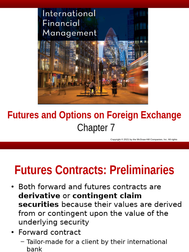 ch7 New | PDF | Futures Contract | Option (Finance)