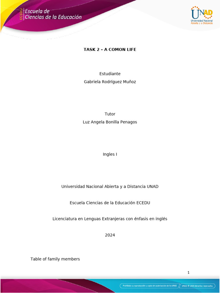 Activity Guide and Evaluation Rubric - Task 1 | PDF | Estudios de ...