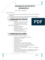 Entregables de Un Proyecto Informático