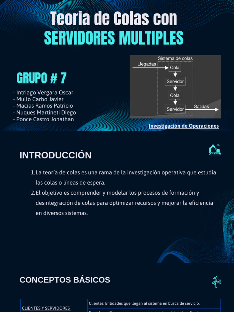 Grupo 7 Colas Infinitas | PDF | Servidor (Computación) | Ciencias de la ...