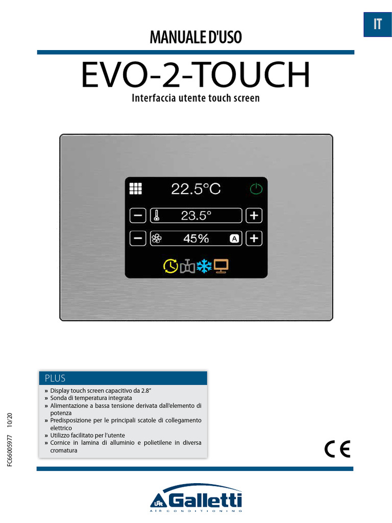 Evo 2 Touch Manual | PDF