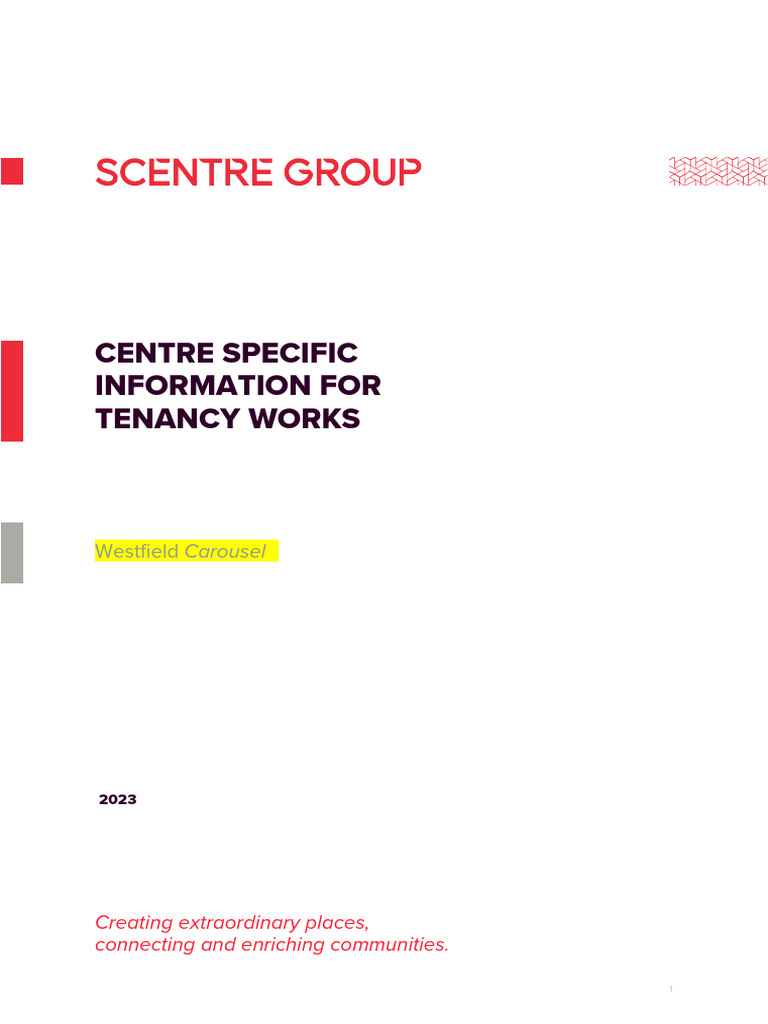 Tenancy Fit-Out Guidelines for Westfield | PDF | Fire Sprinkler System ...