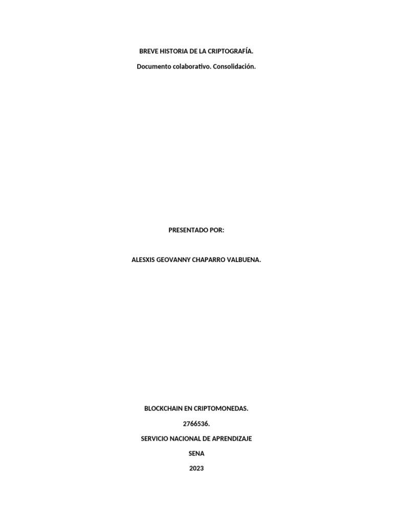 Historia De La Criptografia Pdf Criptografía Cifrado