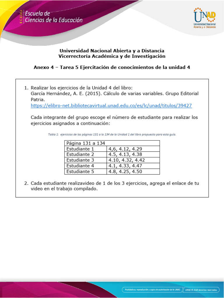 Ejercicios Unidad 4 Cálculo Varias Variables | PDF