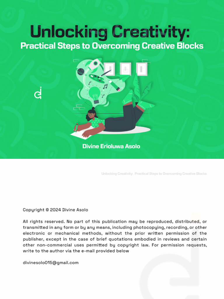 Unlocking Creativity Practical Steps To Overcoming Creative Blocks | PDF