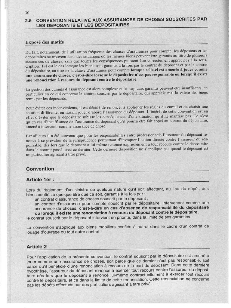 5 - Convention - Deposant-Depositaire | PDF