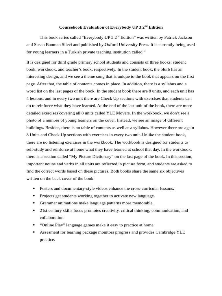 Coursebook Evaluation Pdf Reading Comprehension Linguistics