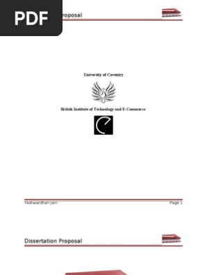 Dissertation Proposal