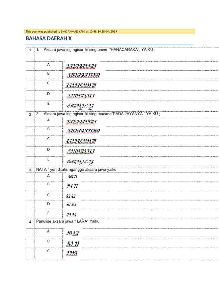 Soal Basdar | PDF