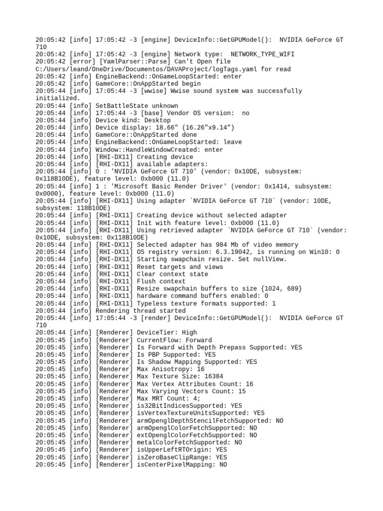 GPU and Network Info Log Analysis | PDF | Reflection (Physics) | Refraction