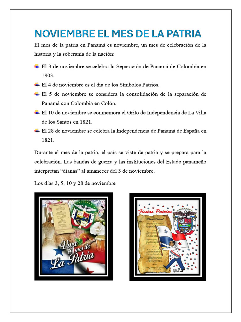 Murales del Mes de la Patria en Panamá | PDF