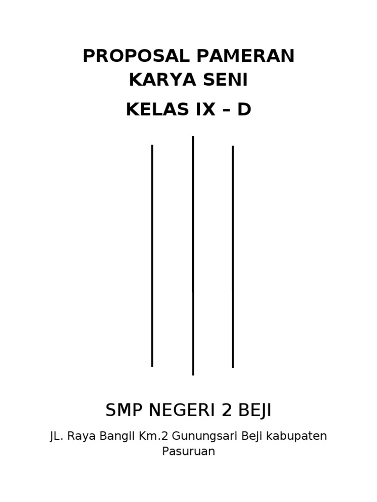 Proposal Pameran Karya Seni Repaired