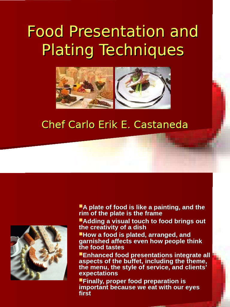 Food Plating and Presentation Techniques | PDF | Foods