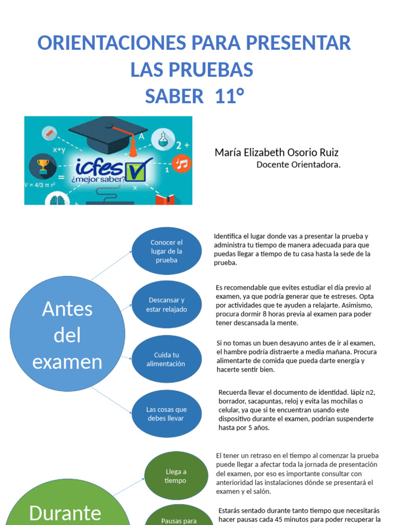Consejos para el Examen Saber 11 | PDF | Estilo de vida
