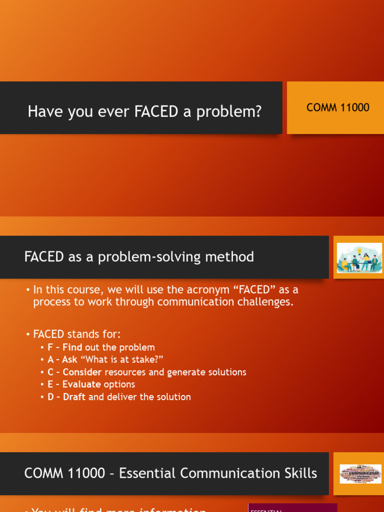 FACED Method | PDF | Brainstorming | Communication