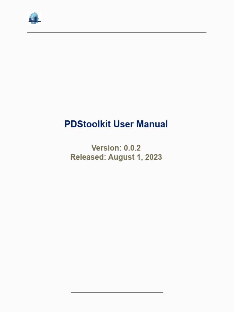 PDStoolkit Manual | PDF | Principal Component Analysis | Regression ...