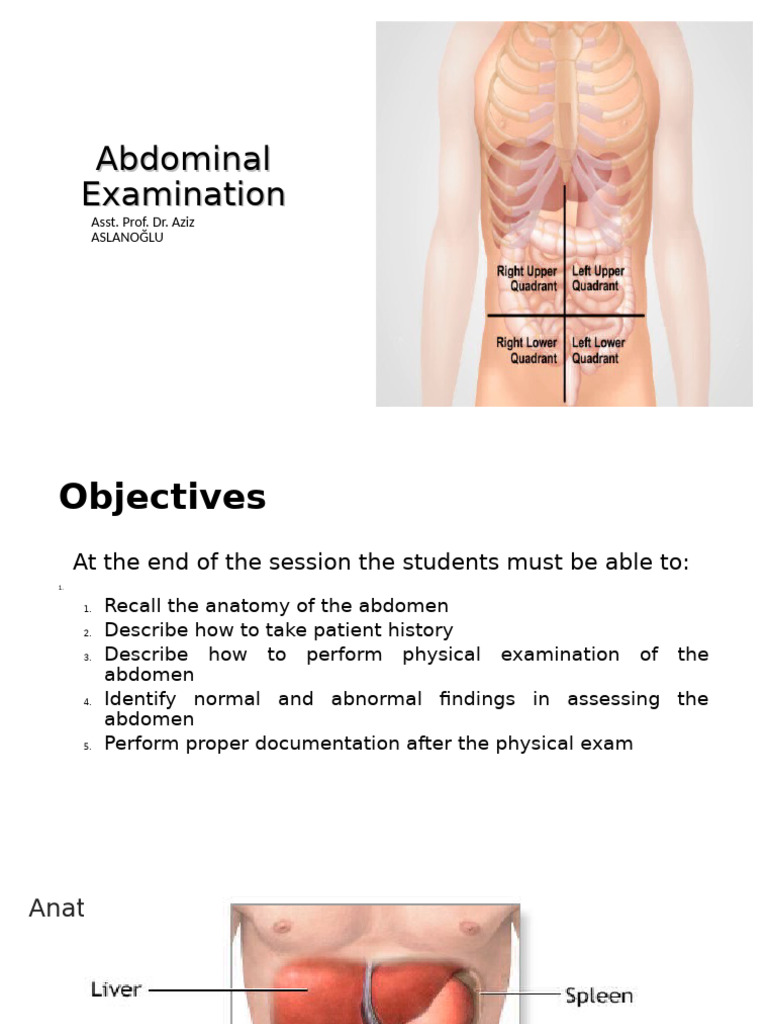 8 - Abdominal Examination - 2 | PDF | Heartburn | Gastroenterology