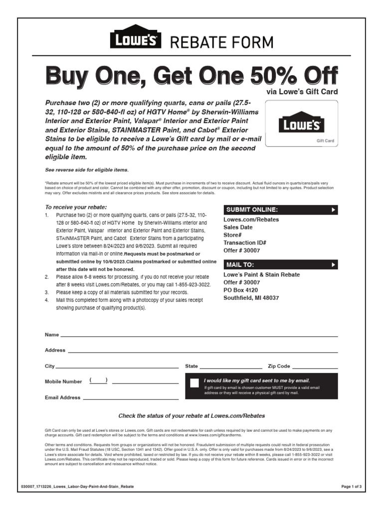 klowes rebate Lowes Paint and Stain | PDF | Rebate (Marketing) show_outOfStock