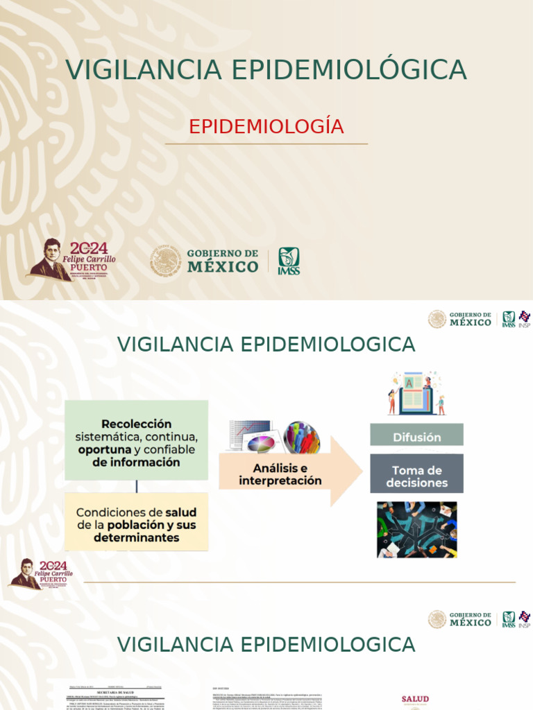Vigilancia Epidemiológica en México | PDF | Causas de la muerte ...