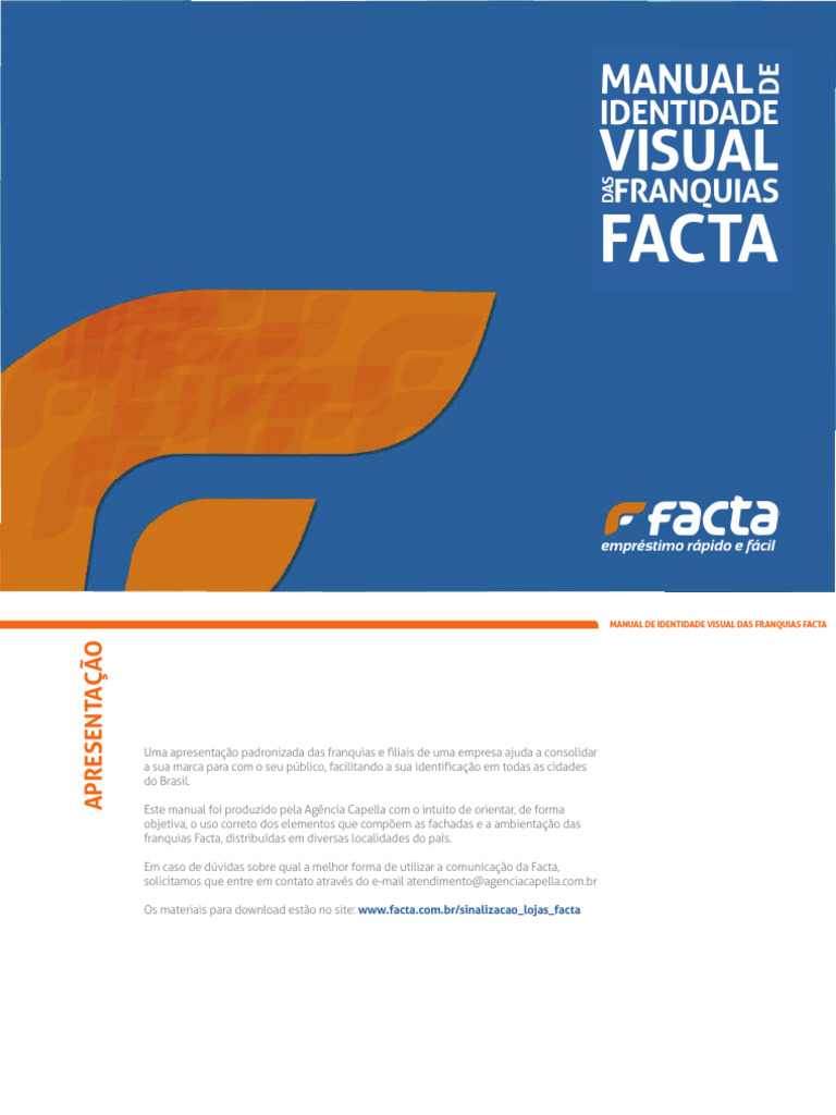 Manual de Identidade Visual Facta | PDF | Impressão | Design gráfico