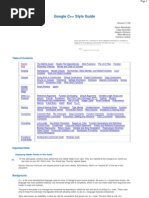 Google C++ Style Guide