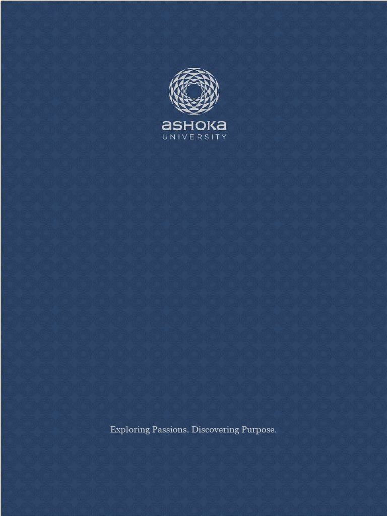 Ashoka University: A Holistic Education | PDF