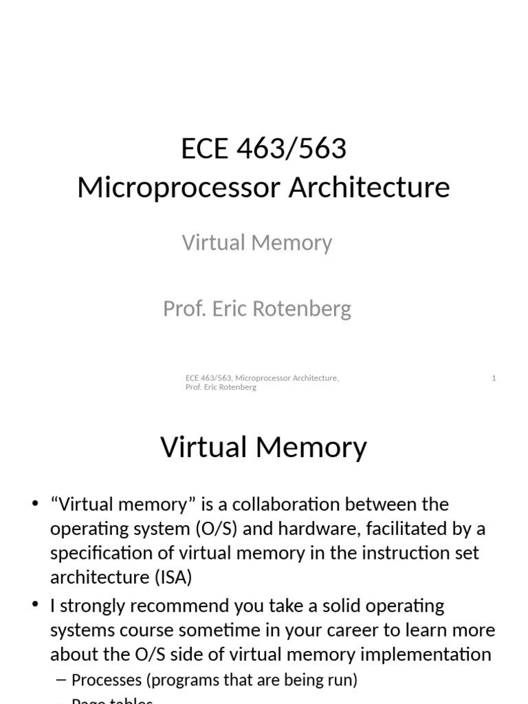 Understanding TLB in Virtual Memory | PDF | Cpu Cache | Computer ...