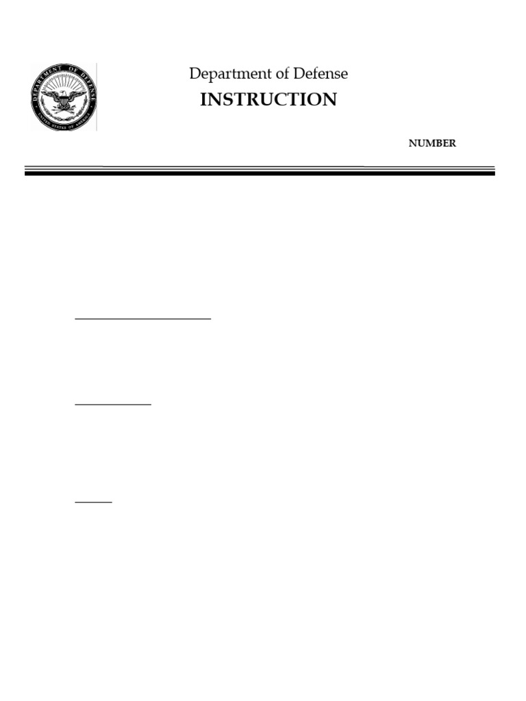 DoD Instruction 1334.01 on Uniform Wear | PDF | United States ...