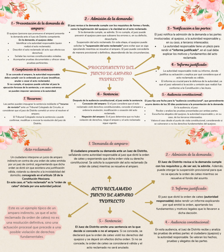 Procedimiento del Juicio de Amparo Indirecto | PDF | Sentencia (ley ...