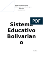 Sistema Educativo Bolivariano Dannys....