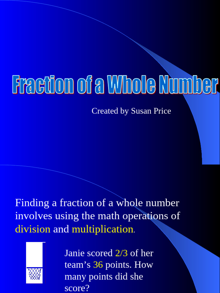 Fraction Whole | PDF