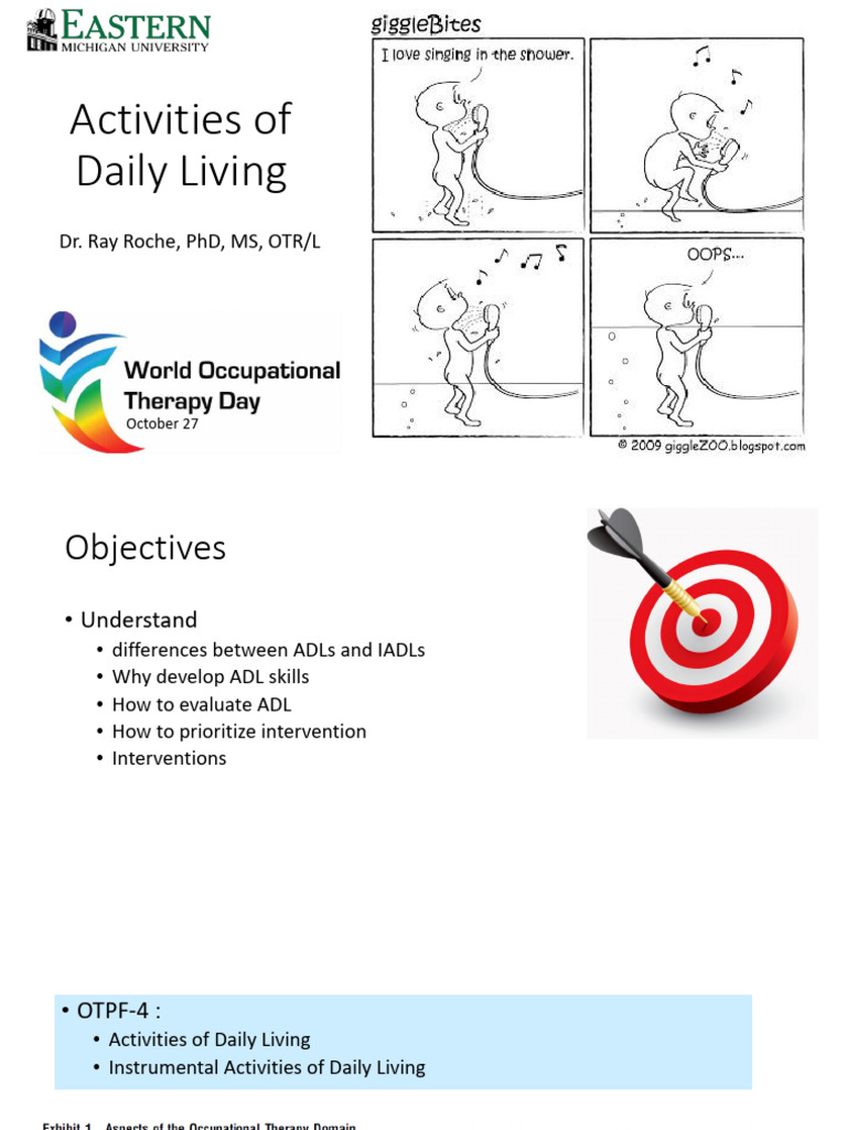 OCTH 419518 - ADLs - RR | PDF | Psychological Concepts | Behavioural ...