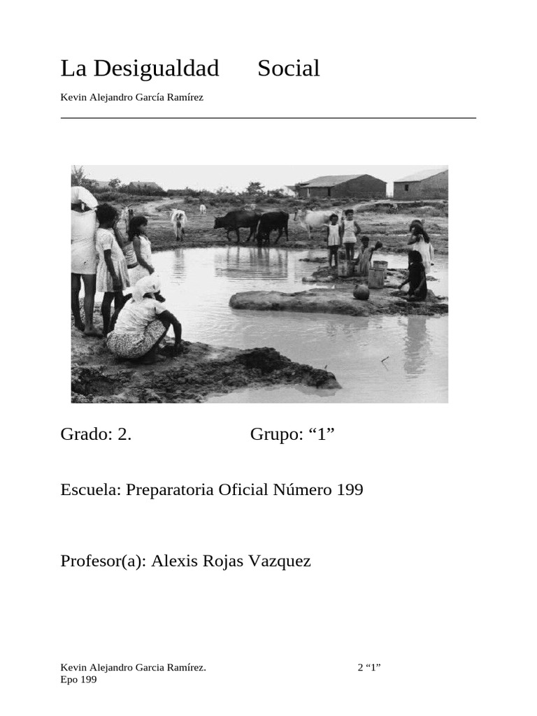 Causas y Soluciones de la Desigualdad Social | PDF | Desigualdad social ...
