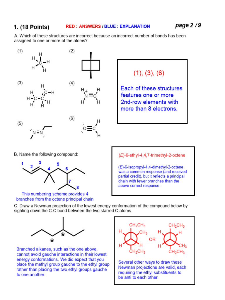 Organic Chemistry Structure and Reactions Guide | PDF | Alkene ...