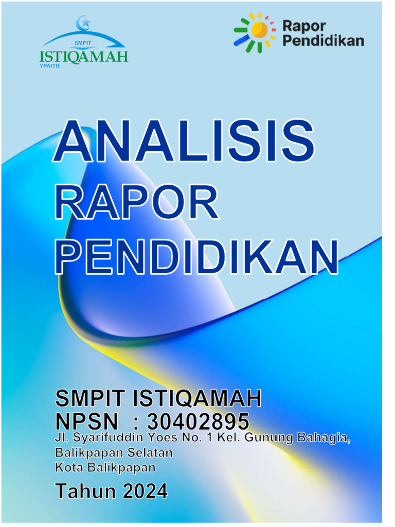 Rapor Pendidikan SMPIT Istiqamah 2024 | PDF