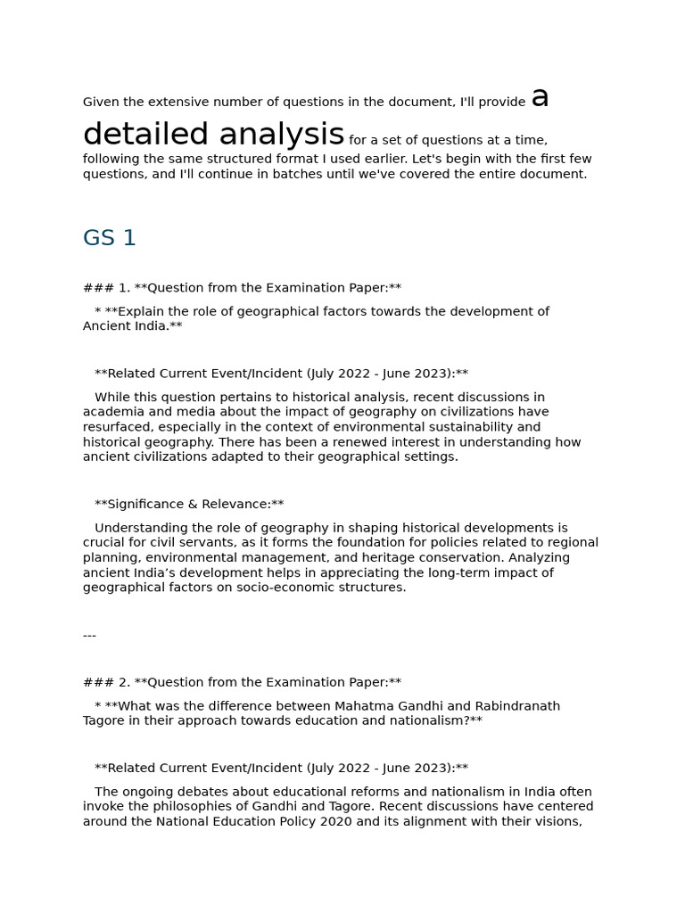 Given The Extensive Number of Questions in The Document | PDF | Subsidy ...