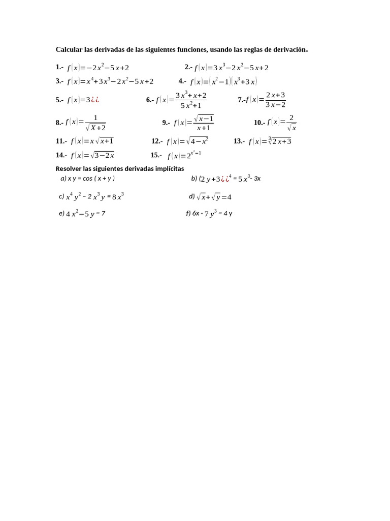 Derivar | PDF | Métodos y materiales de enseñanza