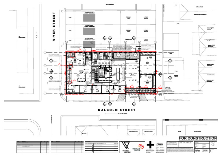 Level 01 Floor Plan for Construction | PDF | Architectural Design ...