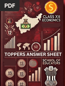 CBSE Class 12 Economics Toppers Answer Sheet