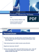 Ahp by DR Ing Andreas Wibowo