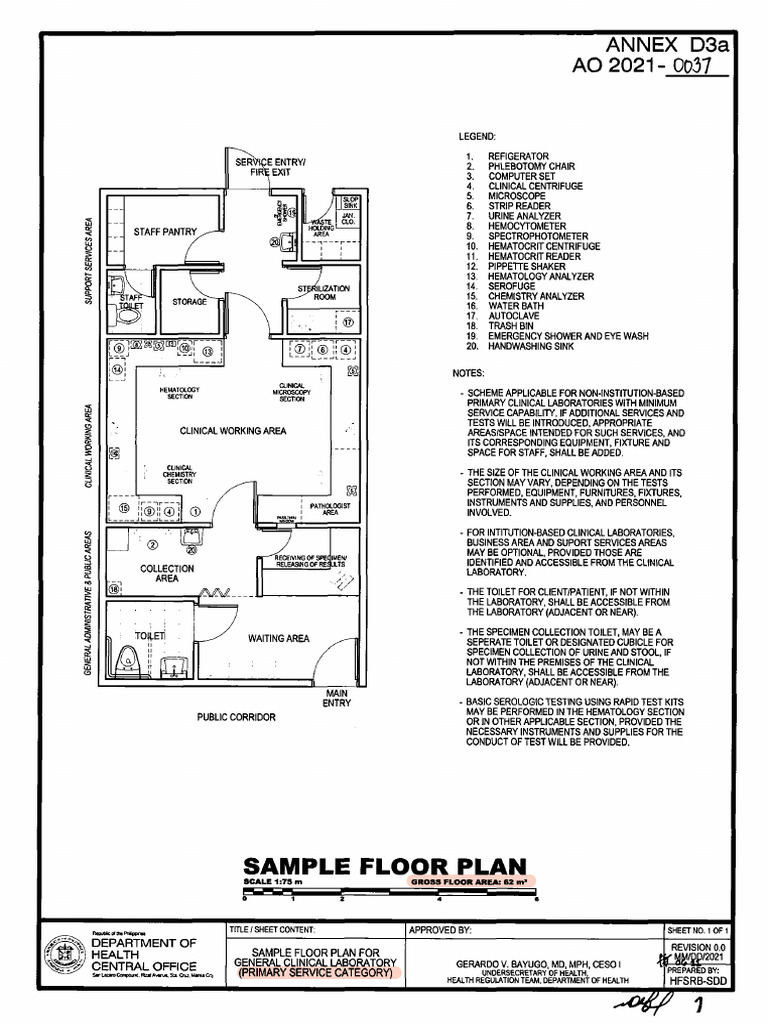 Floor Plan | PDF | Medical Laboratory | Laboratories